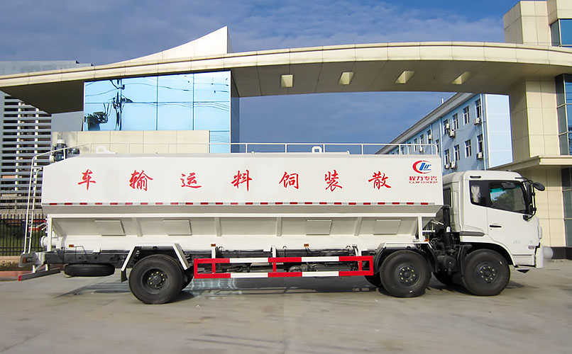 東風(fēng)天錦小三軸30立方飼料車