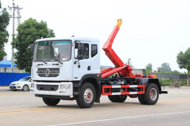 國六東風D9  15噸套臂垃圾車